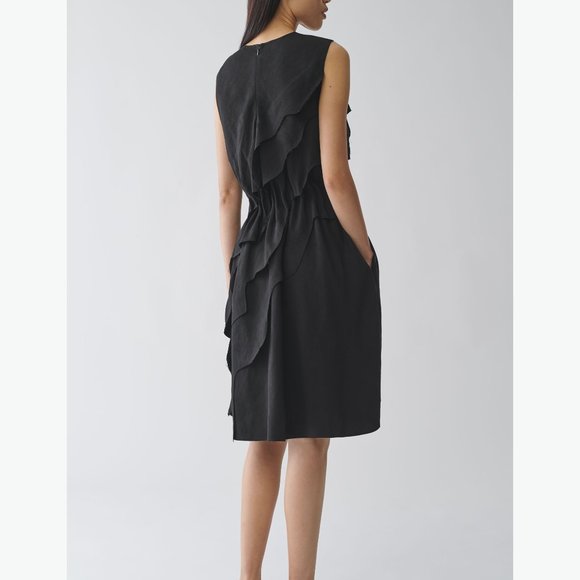 Cos layered linen dress Clearance